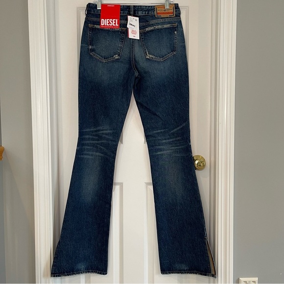 DIESEL 1969 D-Ebbey 09G92 Slim Fit Low Waist Bootcut Jeans Size 30 - Picture 4 of 14